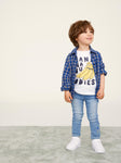 Name it - Wit T-shirt 'banana buddies'
