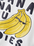 Name it - Wit T-shirt 'banana buddies'