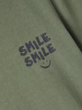 Name it - Kakigroene T-shirt 'smile'