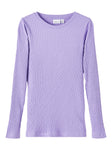 Name it - Lila T-shirt met lange mouwen