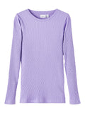 Name it - Lila T-shirt met lange mouwen