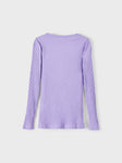 Name it - Lila T-shirt met lange mouwen