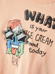 Name it - Zalmkleurige T-shirt met een ijsje