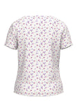 Name it - Witte T-shirt met bloemenprint