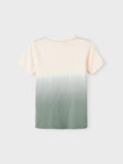 Name it - Dip dye T-shirt met tekst