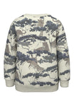 Name it - Grijze sweater met jungle print