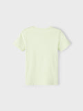 Name it - Lichte T-shirt met tropische opdruk op de borst