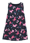 Name it - Donkerblauwe jurk met eenhoorns