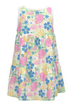 Name it - Witte jurk met bloemenprint