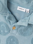 Name it - Blauw T-shirt met smileys