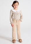 Mayoral - Beige broek uit ribstof