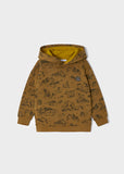 Mayoral - Okerkleurige geprinte hoodie