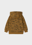 Mayoral - Okerkleurige geprinte hoodie